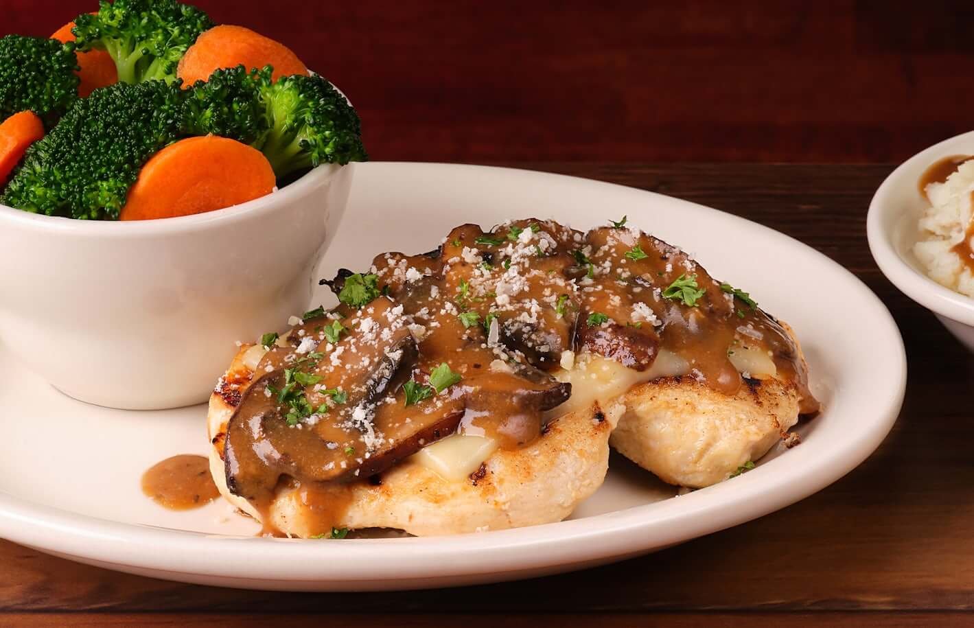 PORTOBELLO MUSHROOM CHICKEN