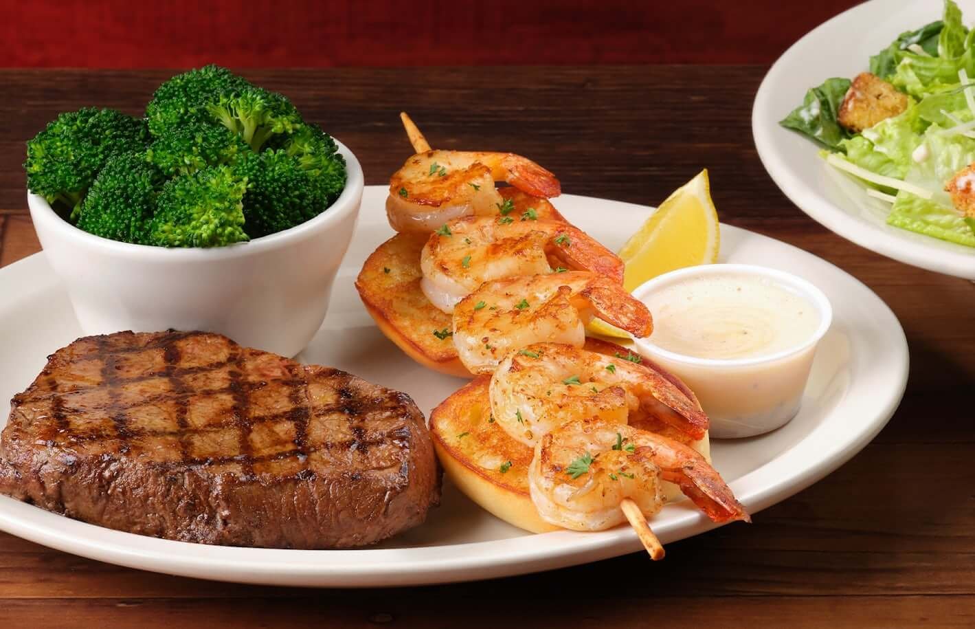 SIRLOIN & GRILLED SHRIMP COMBO
